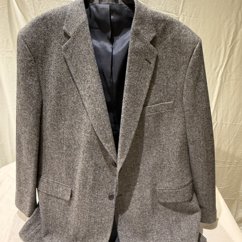 Towncraft Herringbone Gray Blazer